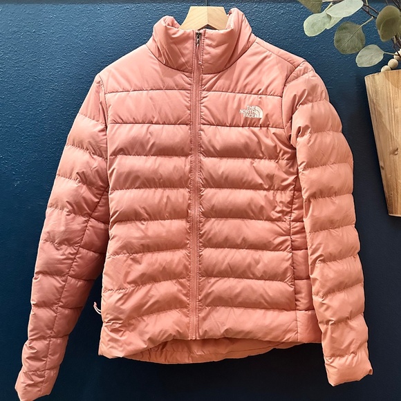 The North Face Pink Puffer Jacket - Picture 1 of 4